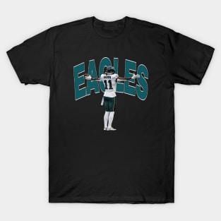 fly eagles fly : AJ brown star T-Shirt